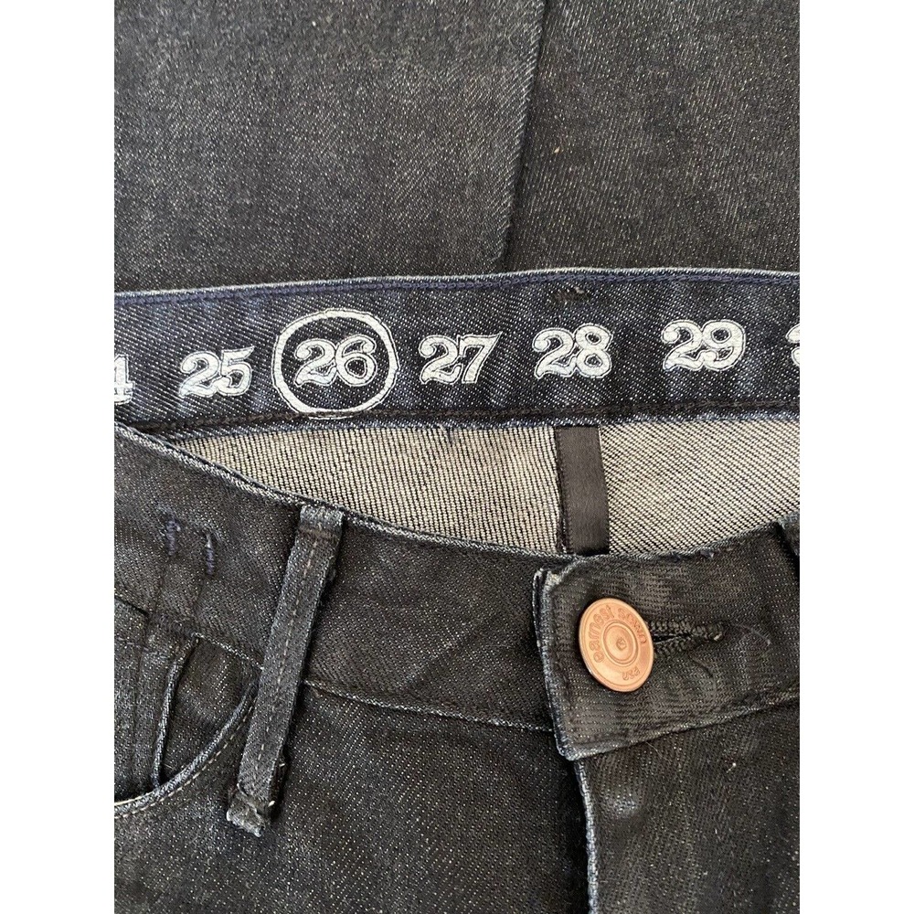 EARNEST SEWN Women's Harlan 235 Cigarette Leg Jeans Coated Waxed Size 26 - Picture 10 of 10